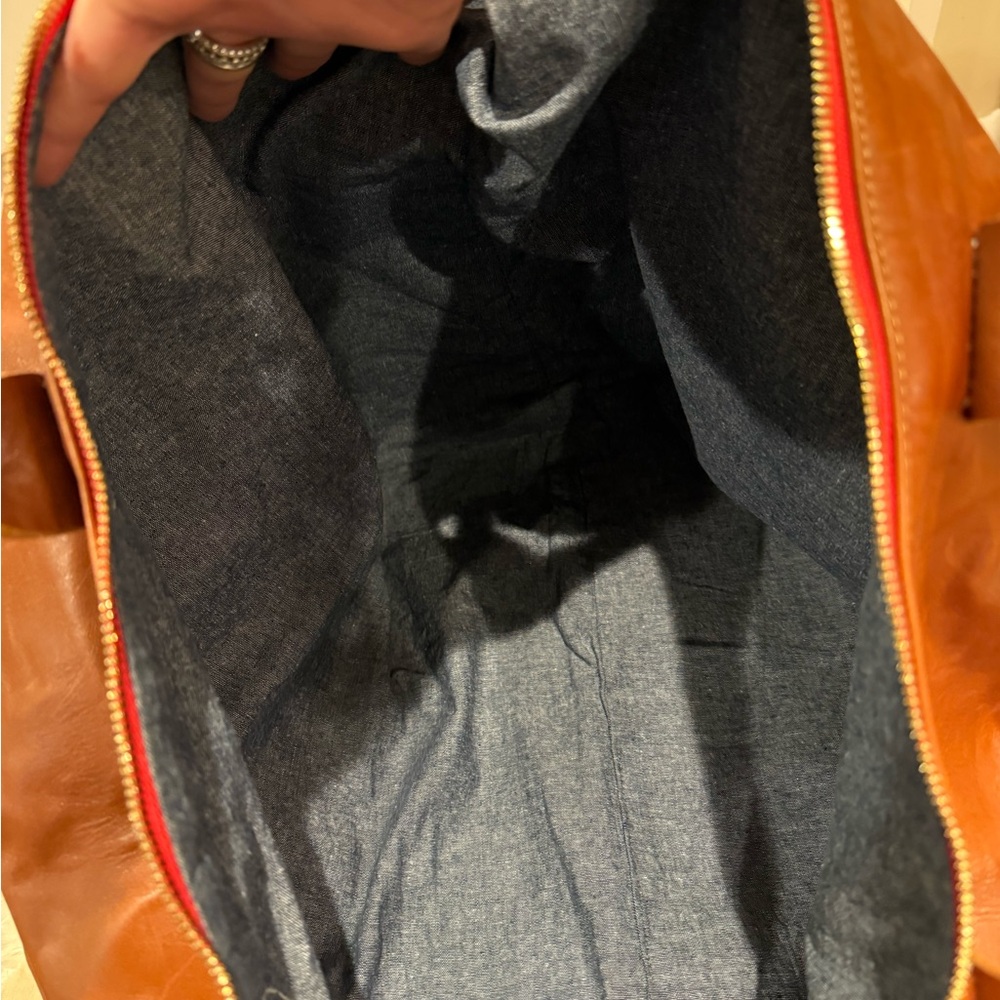 Clare V, Weekender, camel leather - Picture 14 of 16